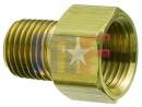 Adaptador de tubo de 5/16 "(1 / 2-20) a rosca de 9 / 16-18"